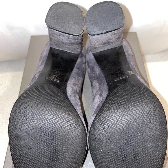 Prada "CALZTORE DONNA" GREY SUEDE PUMP SIZE 36 M