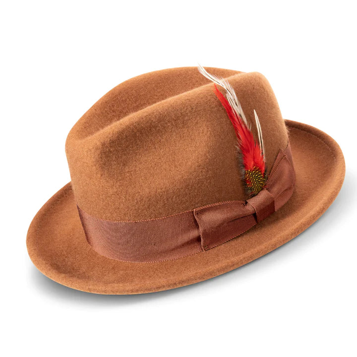 SOMBRERO DE FIELTRO EFECTO CASTOR MONTIQUE SADDLE DE ALA DE 2 1/4 H-81