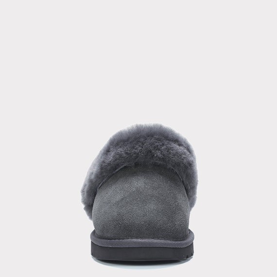 MYKOS Lia CHARCOAL Women's Slip-On Scuff Slipper  SIZE 6   MW  2556