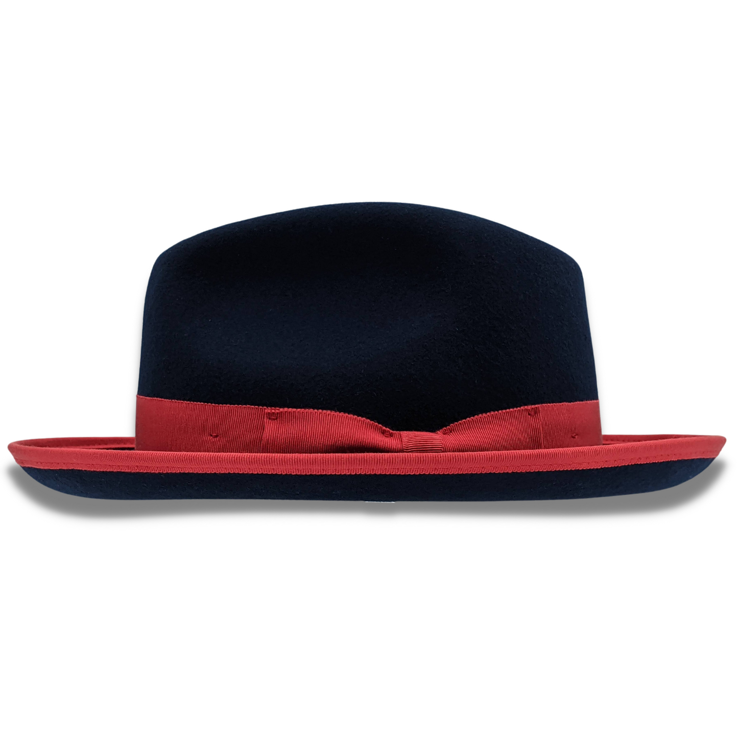 Montique NAVY 2 1/2 Inch Wide Brim Wool Felt Hat SZ XL 7 1/2-7 5/8  H-83