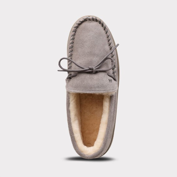 MYKOS THEO MEN'S SLIP -ON MOCCASIN SMOKE SZ 8. MM 2557