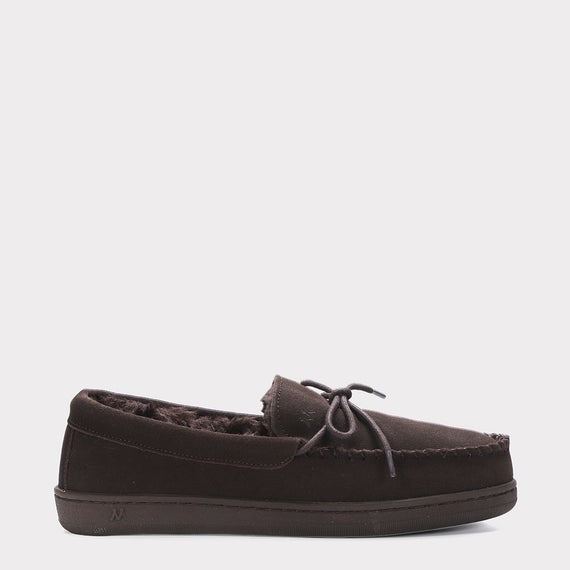 MYKOS THEO MEN'S SLIP -ON MOCCASIN CHOCOLATE     SZ 8. MM 2557