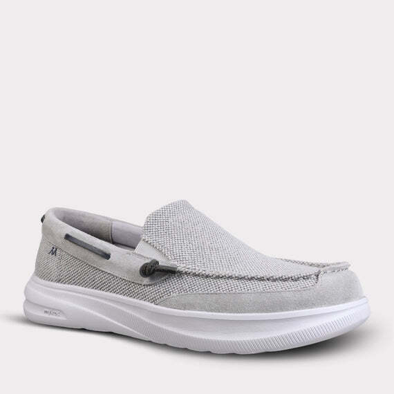 MYKOS  Calvin Men's  GREY Slip-On BOAT Shoe 10 MED               Style: MM2523