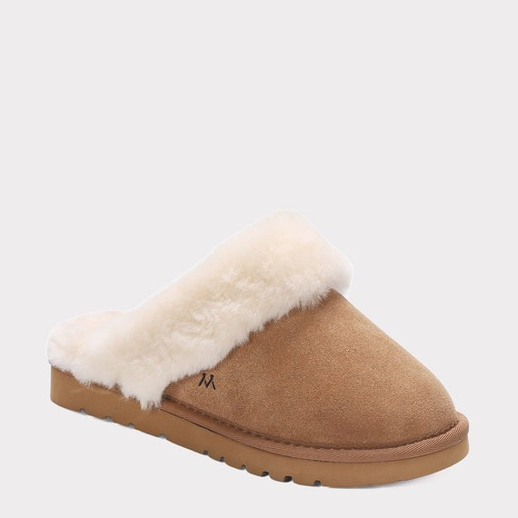 MYKOS Lia Women's  CHESTNUTSlip-On Scuff Slipper  SIZE 11  MW  2556