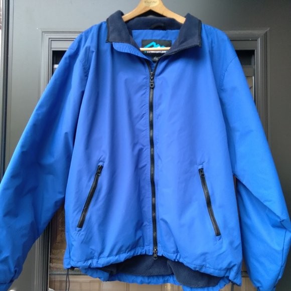 TRI MOUNTAIN IMPERIAL BLUE/NAVY NYLON SHELL/POLY LINED JACKET  #- 8090 PATRIOT
