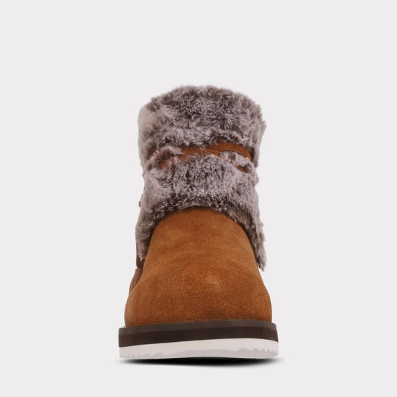 MYKOS Bailee Women's Zip-Up Wedge Boot (1.5")   HICKORY  SZ 8          2530