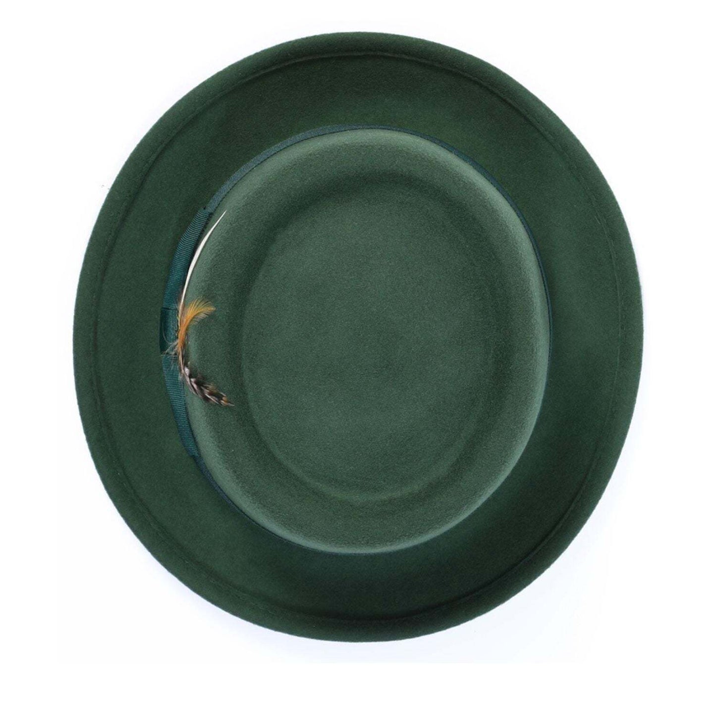 MONTIQUE HUNTER PORK PIE HAT.  SZ MED - 7-7 1/8                           H88