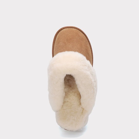 MYKOS Lia Women's  CHESTNUTSlip-On Scuff Slipper  SIZE 11  MW  2556