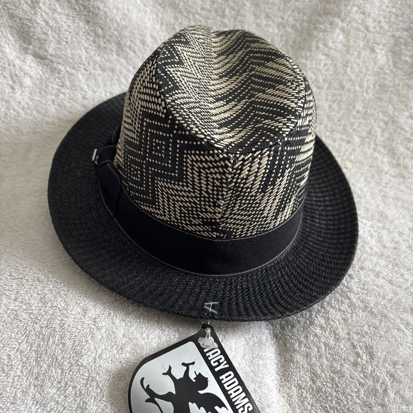 STACY ADAMS  "LUDO" FEDORA WITH A 2 1/4 IN BRIM SIZE LARGE 7 1/4 STA 11983