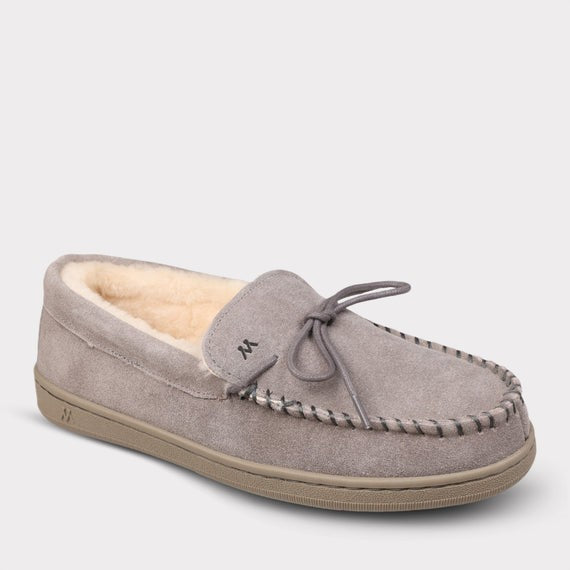 MYKOS THEO MEN'S SLIP -ON MOCCASIN SMOKE SZ 8. MM 2557