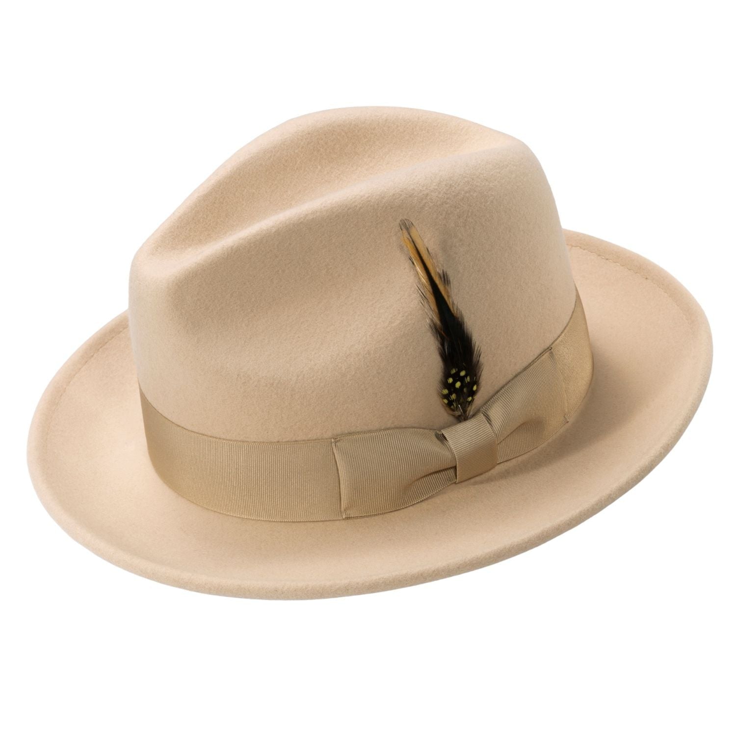 Montique BIEGE Lightfelt 2 ½ Inch Wide Brim Wool Felt Pinch Hat SIZE  MED   H-60