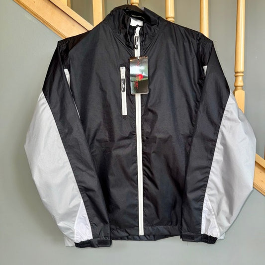 THE WEATHER CO WATER PROOF GOLF JACKET SIZE MED