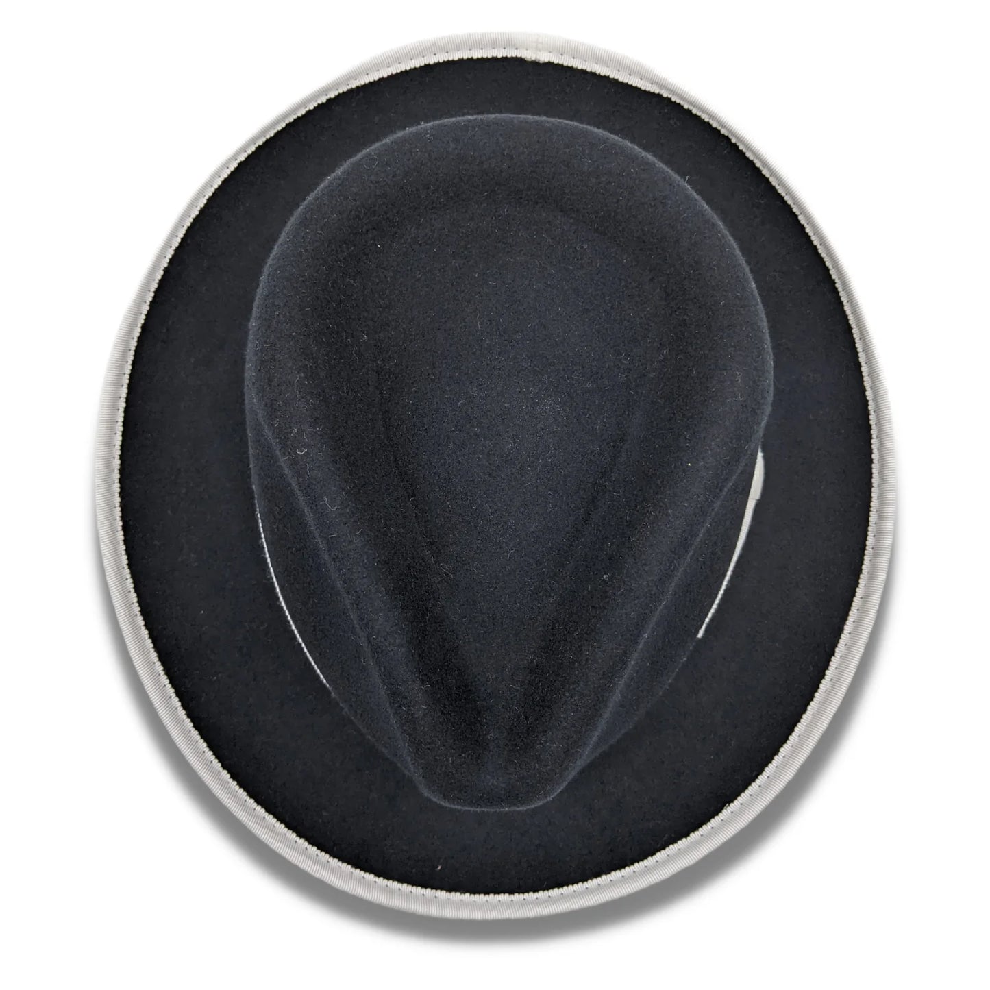 Montique BLACK 2 1/2 Inch Wide Brim Wool Felt Hat   H-83