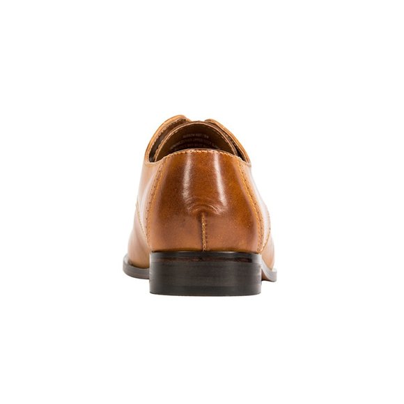 FREDERICO LEONE “HUDSON”TAN PLAIN TOE OXFORD