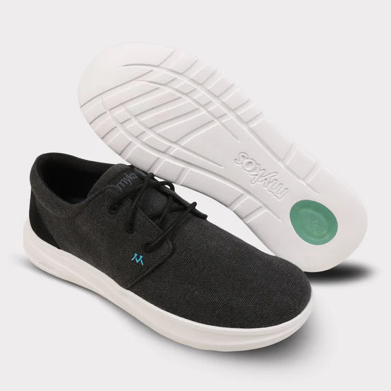 The MYKOS EMERSON MEN'S BLA CK LACE UP SNEAKER      Style: MM2504