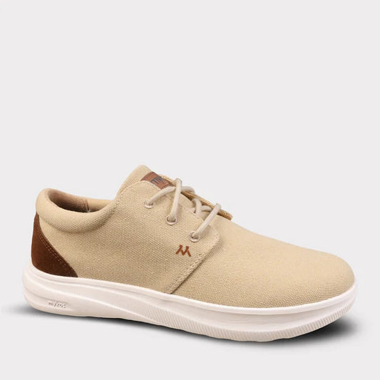 The MYKOS EMERSON MEN'S TAUPE LACE UP SNEAKER      Style: MM2504