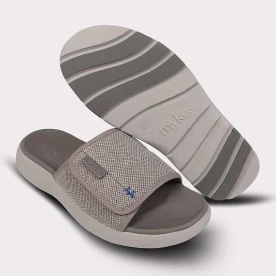 MYKOS  "GILL"  GREY  Men's Slide MM2524