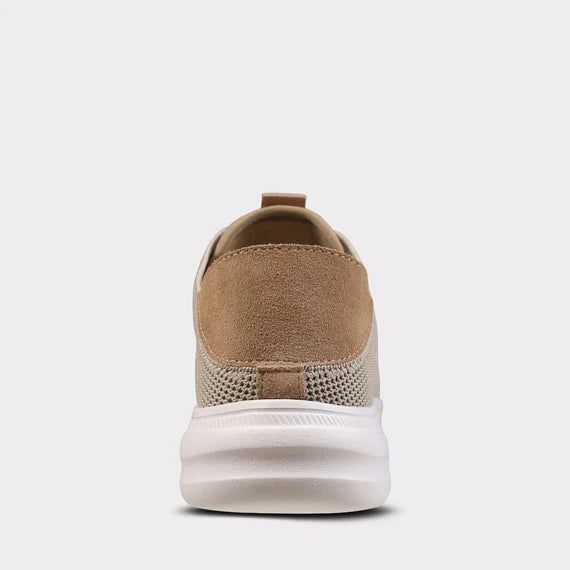 MYKOS DE HOMBRE ZAPATILLA BAJA DE TALÓN PLEGABLE BEIGE "WILSON" MM2503
