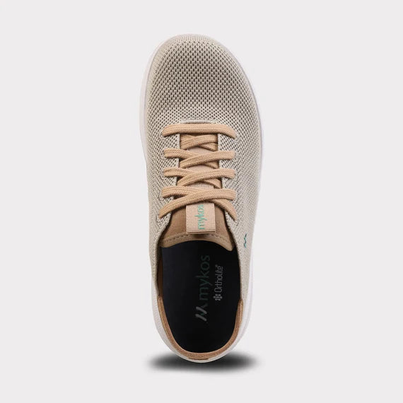 MYKOS DE HOMBRE ZAPATILLA BAJA DE TALÓN PLEGABLE BEIGE "WILSON" MM2503