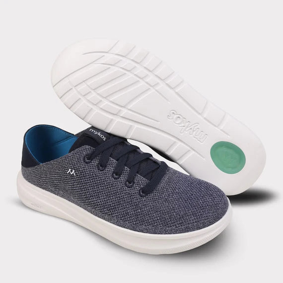 MYKOS  MEN'S "WILSON" NAVY FOLD DOWN HEEL SNEAKER     MM2503